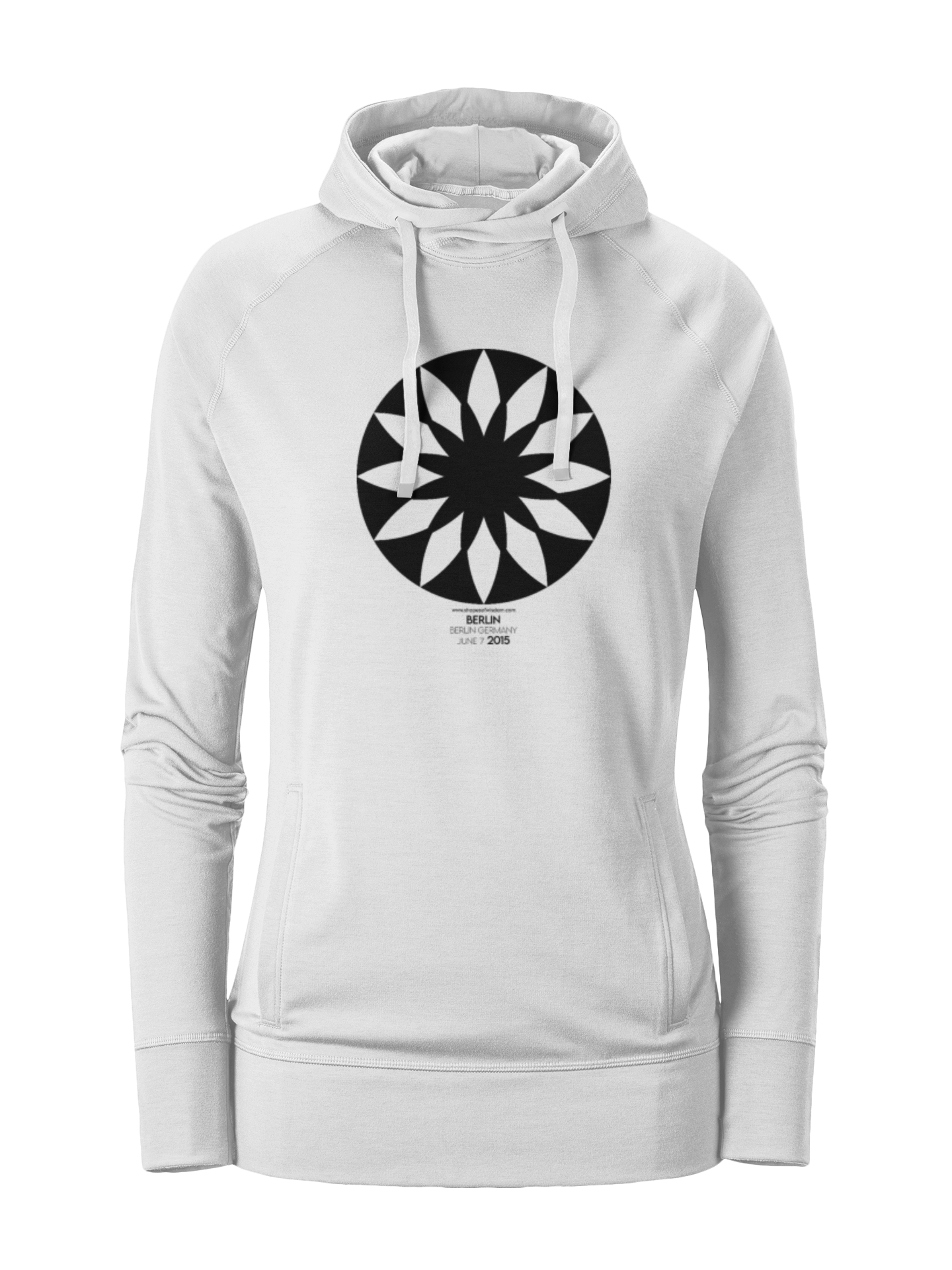 Crop Circle Girl´s College Hoodie - Berlin