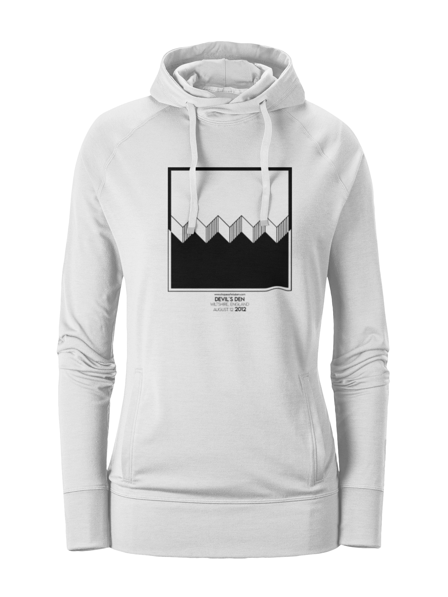Crop Circle Girl´s College Hoodie - Devil´s Den