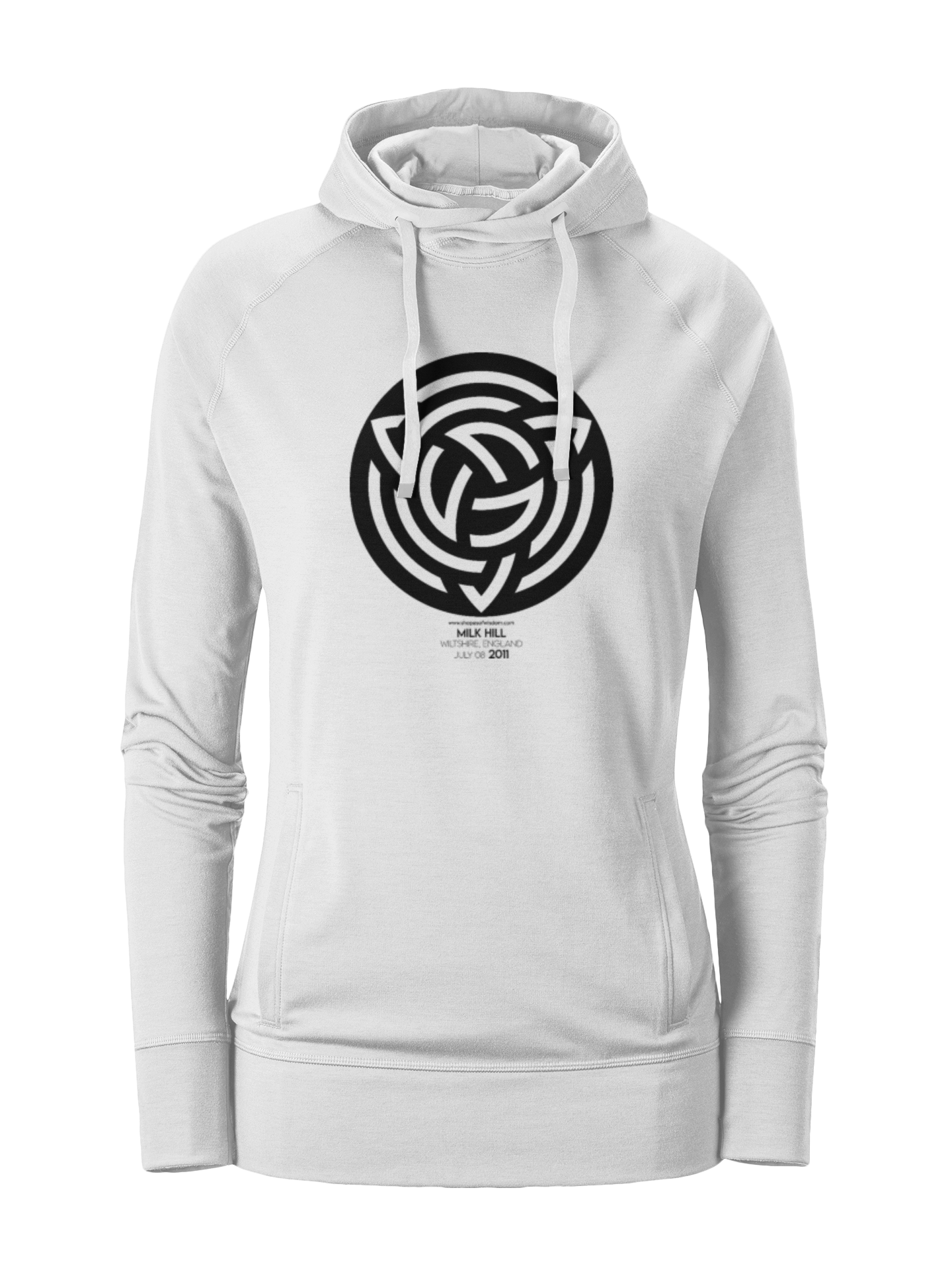 Crop Circle Girl´s College Hoodie - Milk Hill