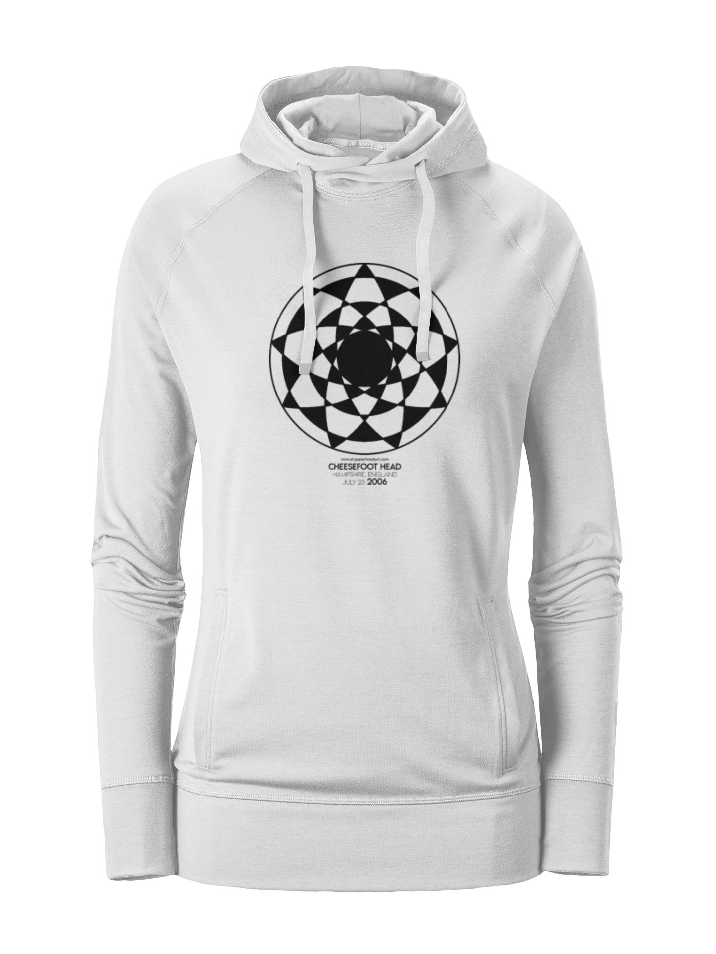 Crop Circle Girl´s College Hoodie - Cheesefoot Head 4
