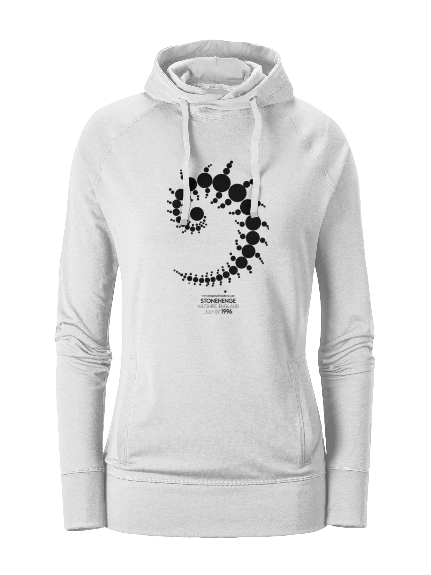 Crop Circle Girl´s College Hoodie - Stonehenge 3