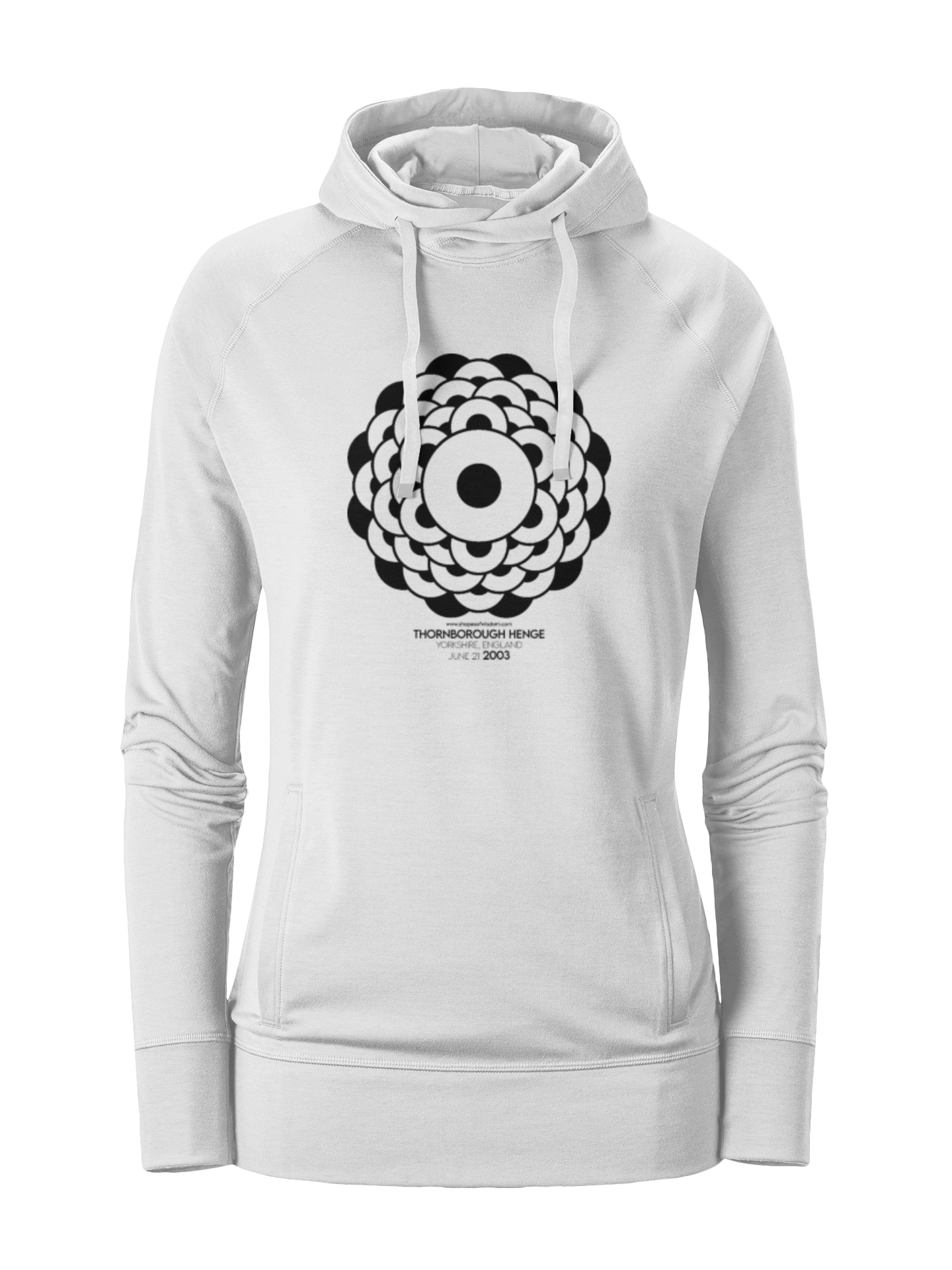 Crop Circle Girl´s College Hoodie - Thornborough Henge