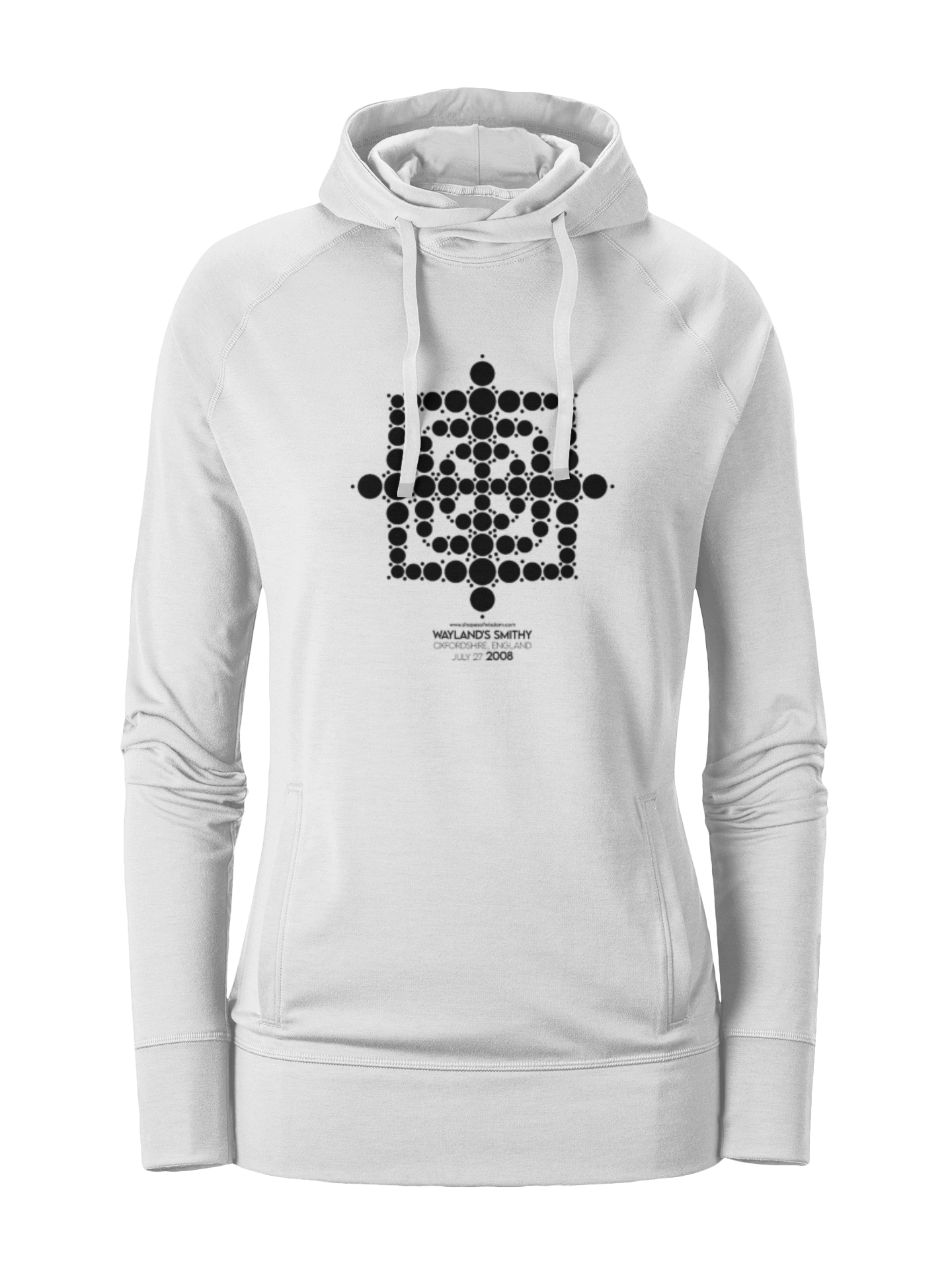 Crop Circle Girl´s College Hoodie - Wayland's Smithy