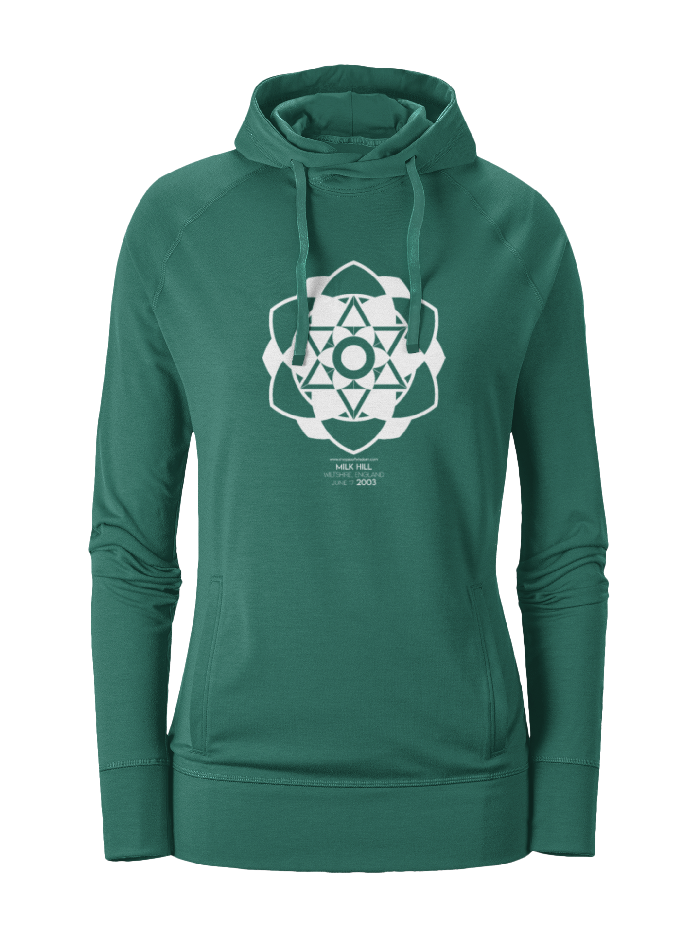 Crop Circle Girl´s College Hoodie - Milk Hill 5