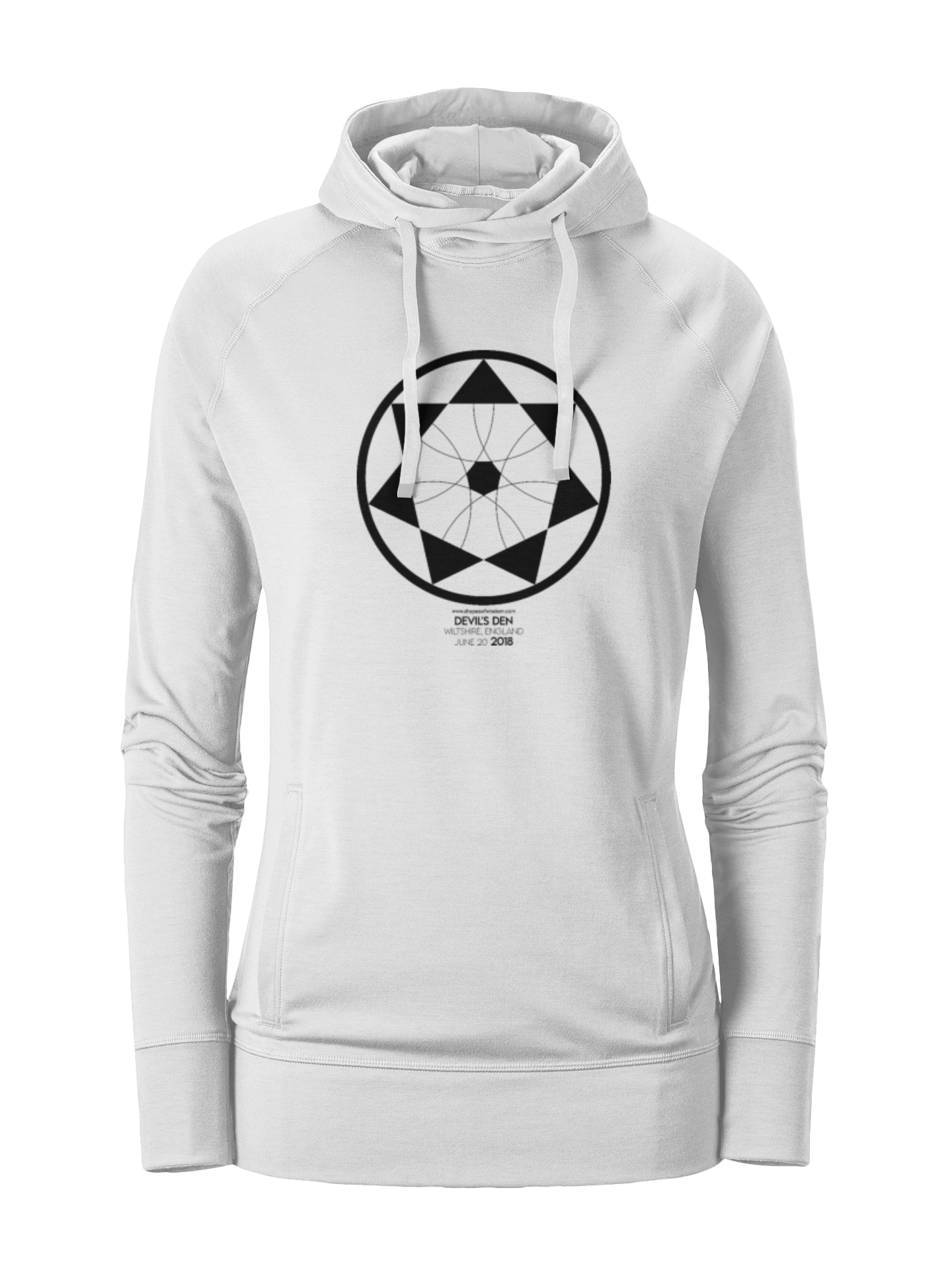 Crop Circle Girl´s College Hoodie - Devil´s Den 2