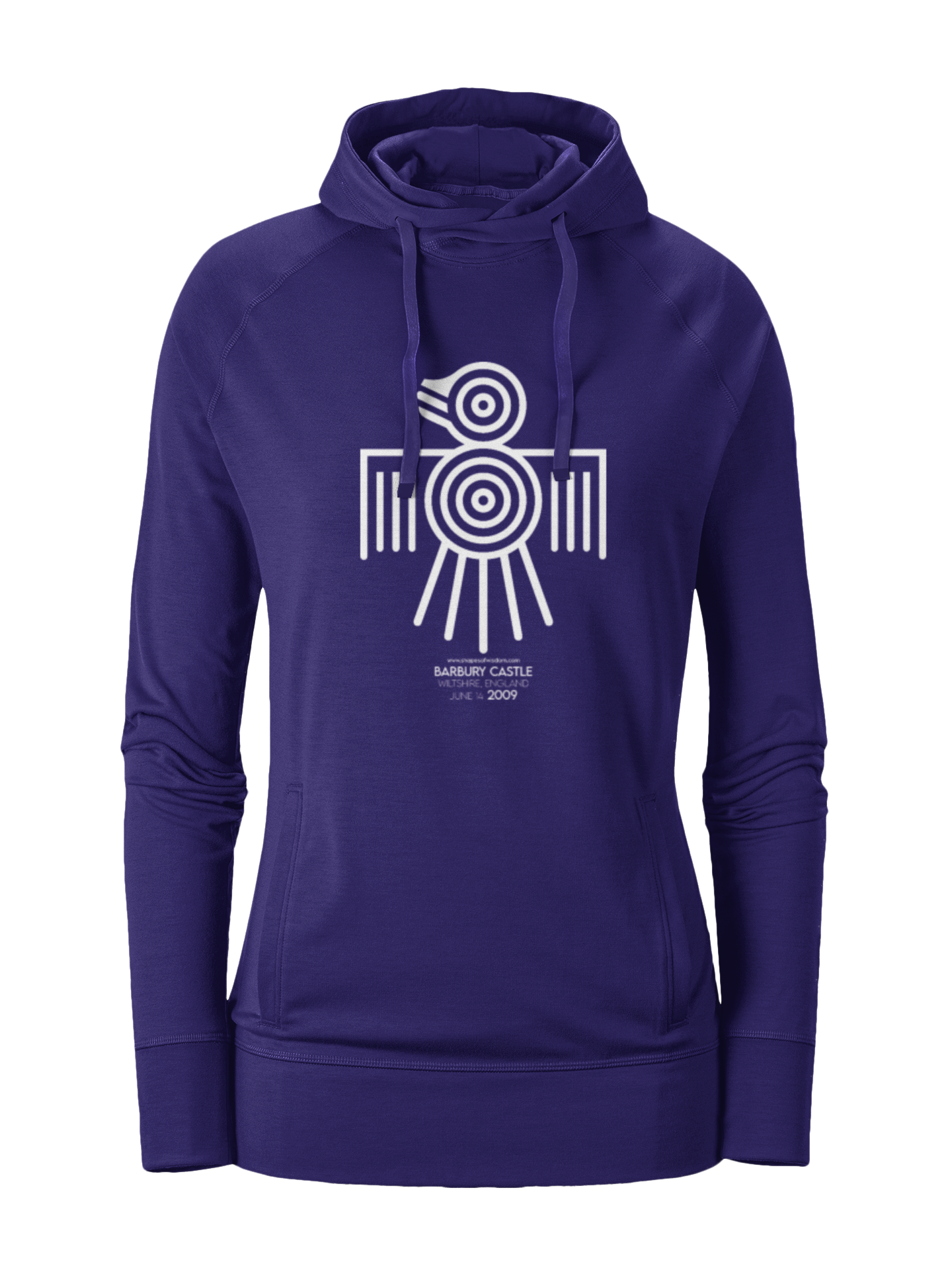 Crop Circle Girl´s College Hoodie - Barbury Castle 14