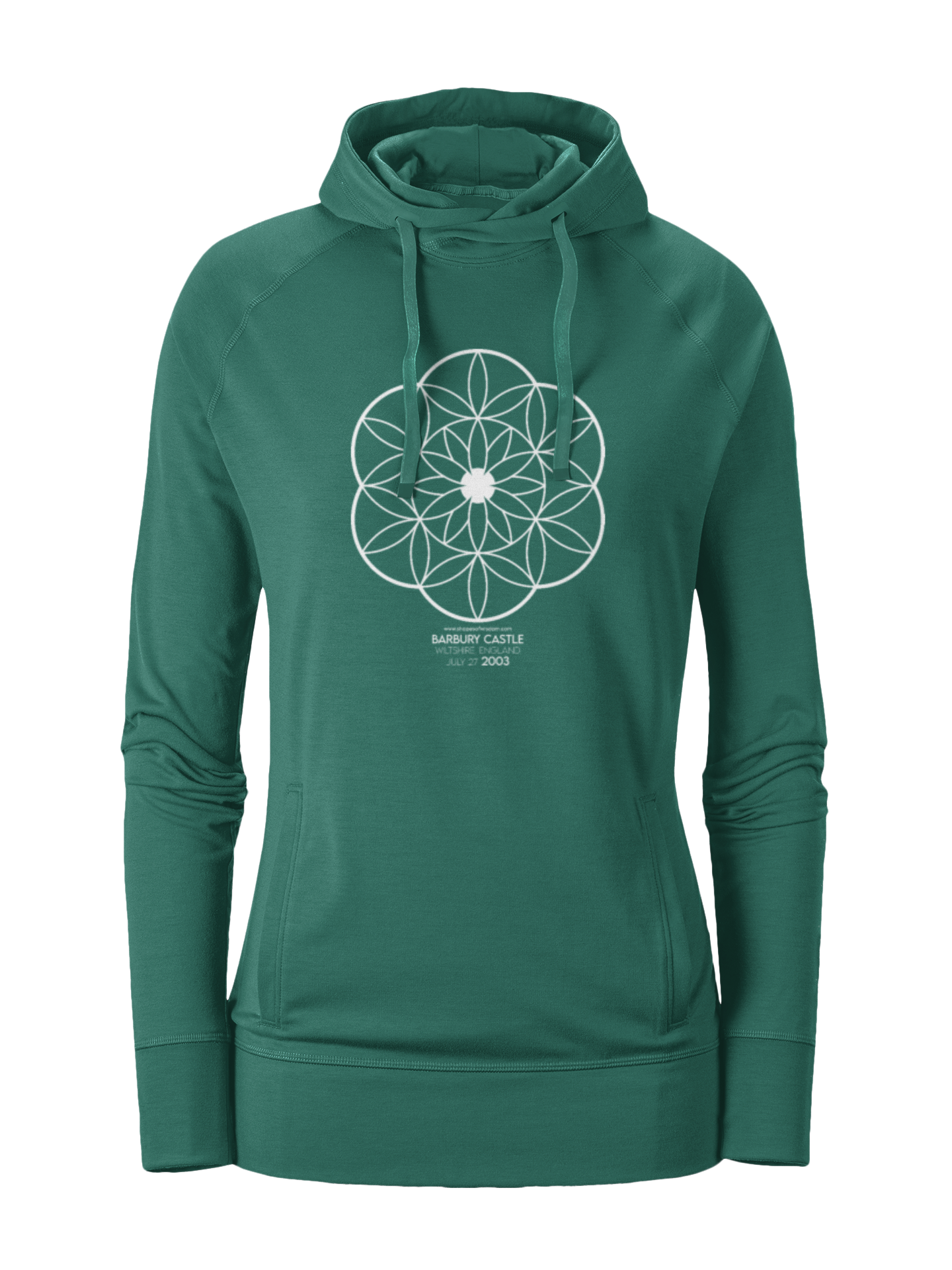 Crop Circle Girl´s College Hoodie - Barbury Castle 12