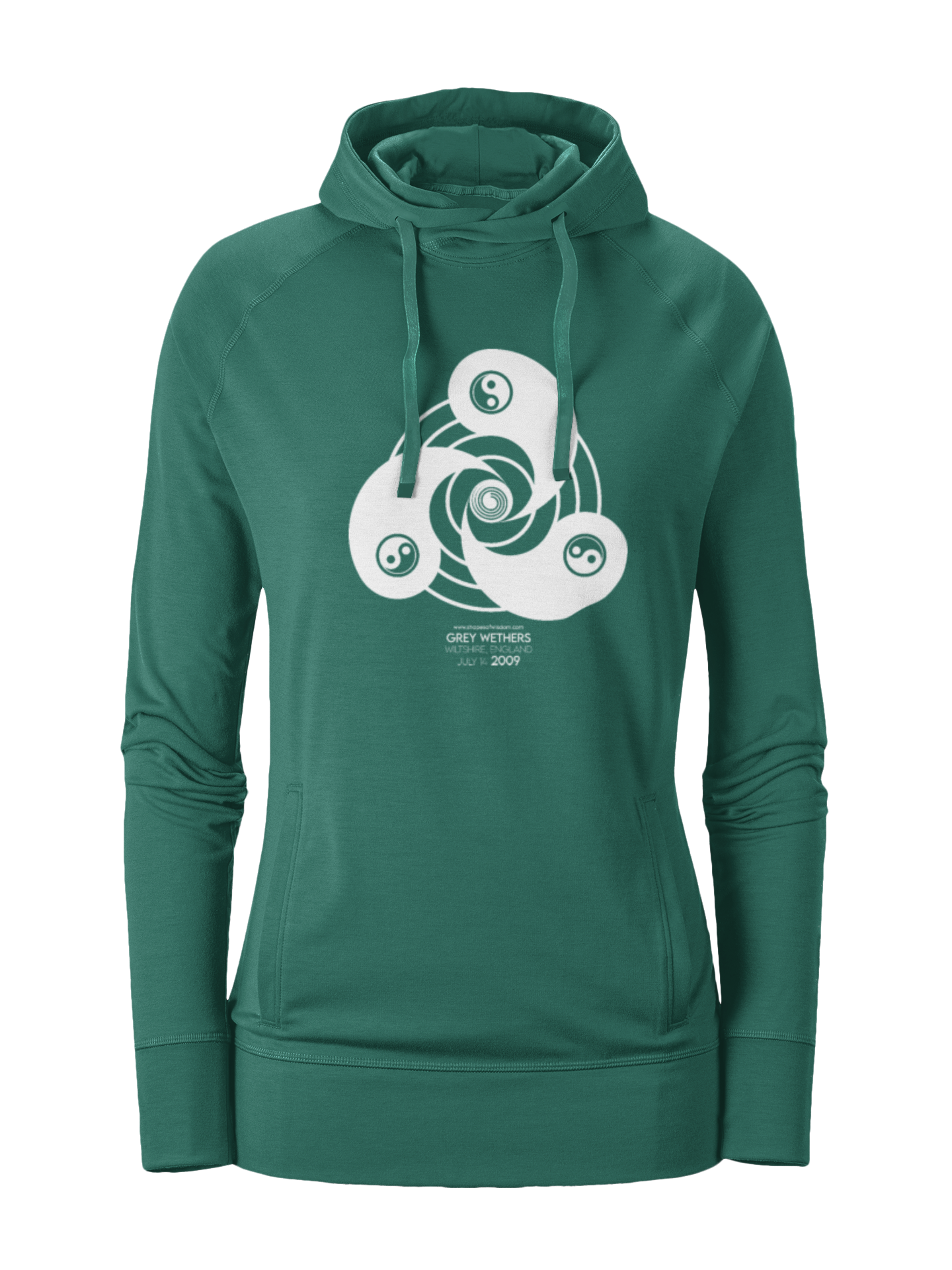 Crop Circle Girl´s College Hoodie - Grey Wethers
