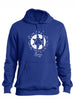 Crop Circle Pullover Hoodie - Lane end Down