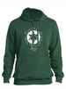 Crop Circle Pullover Hoodie - Lane end Down