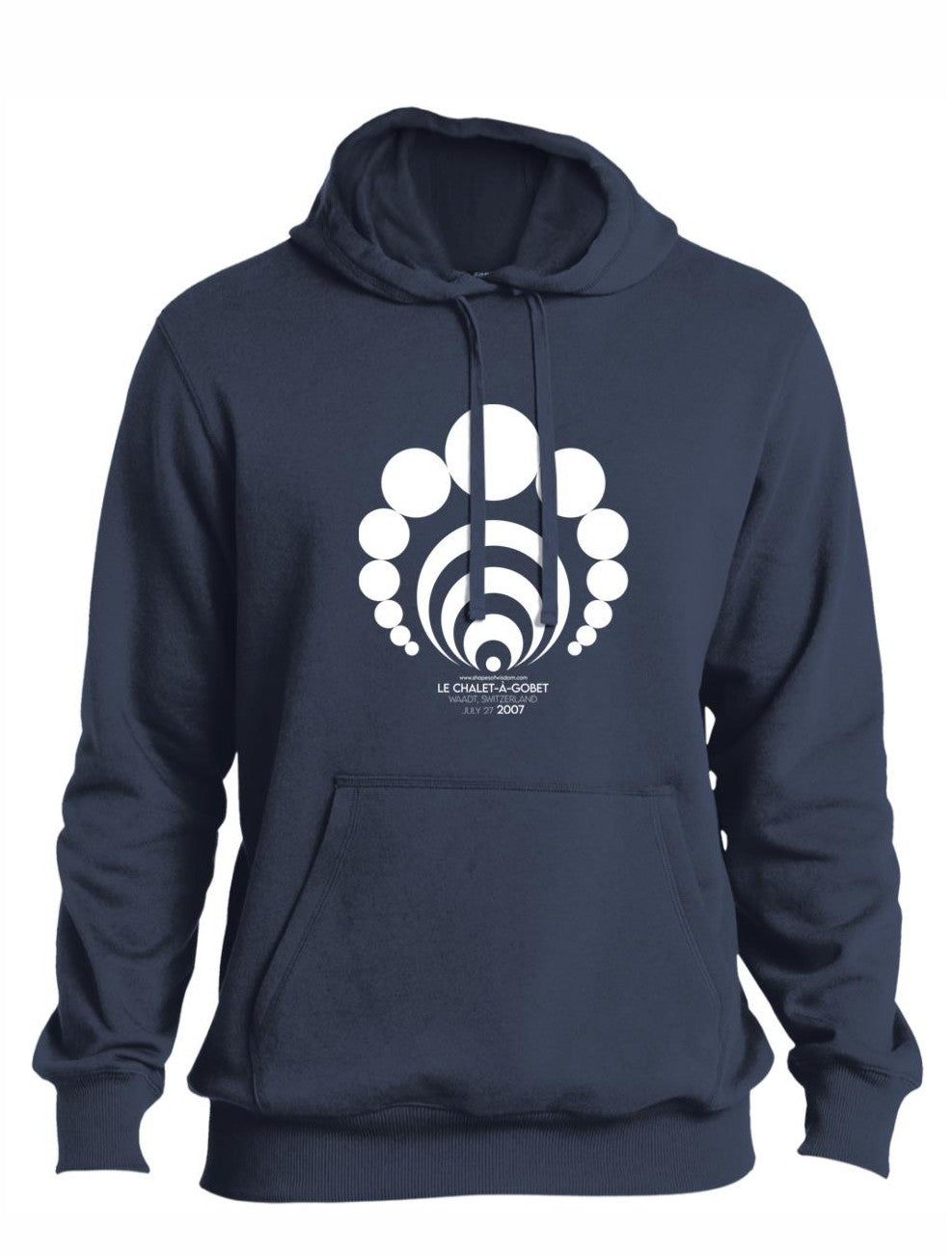 Crop Circle Pullover Hoodie - Le Chalet-a-Gobet