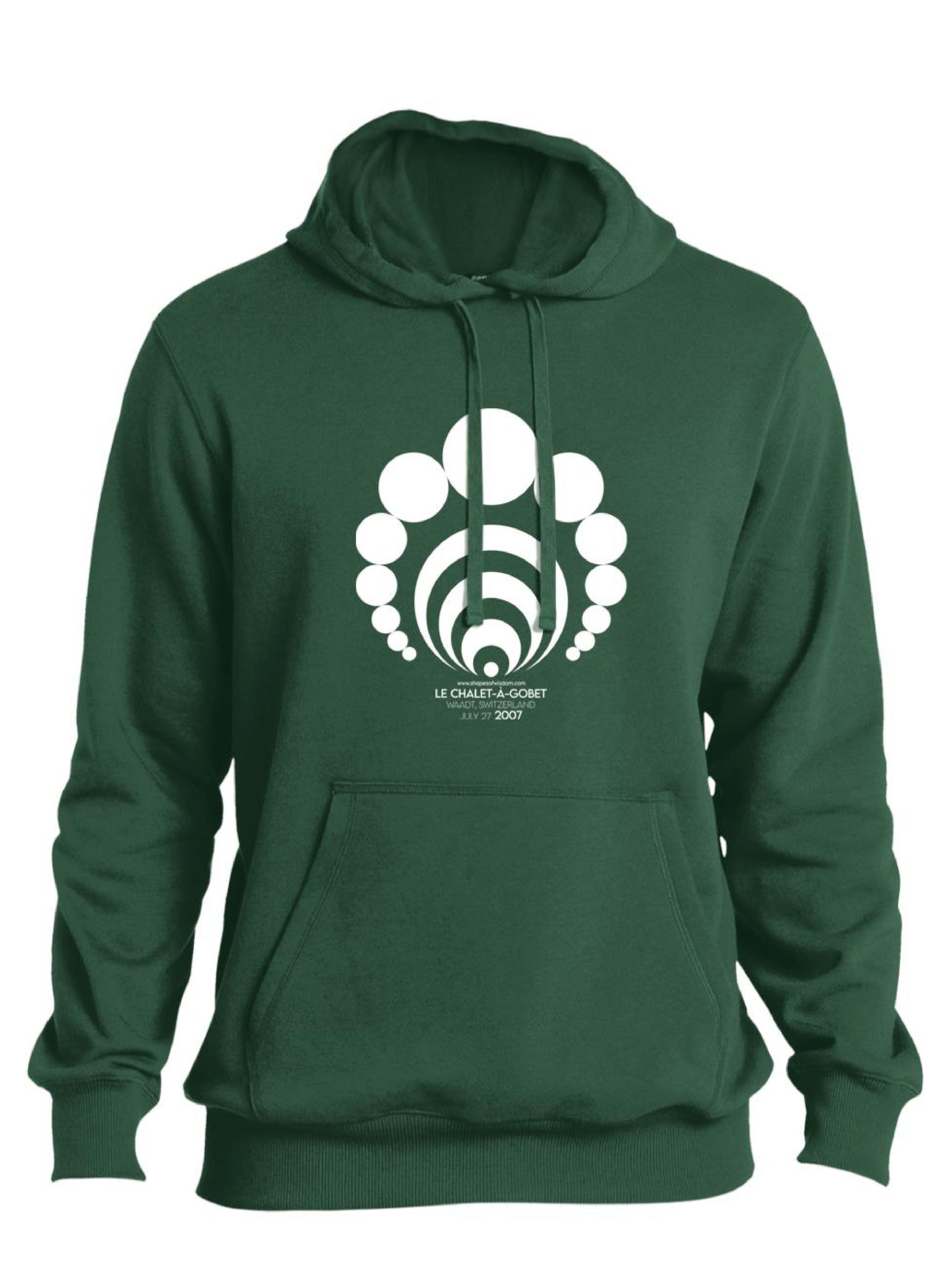 Crop Circle Pullover Hoodie - Le Chalet-a-Gobet