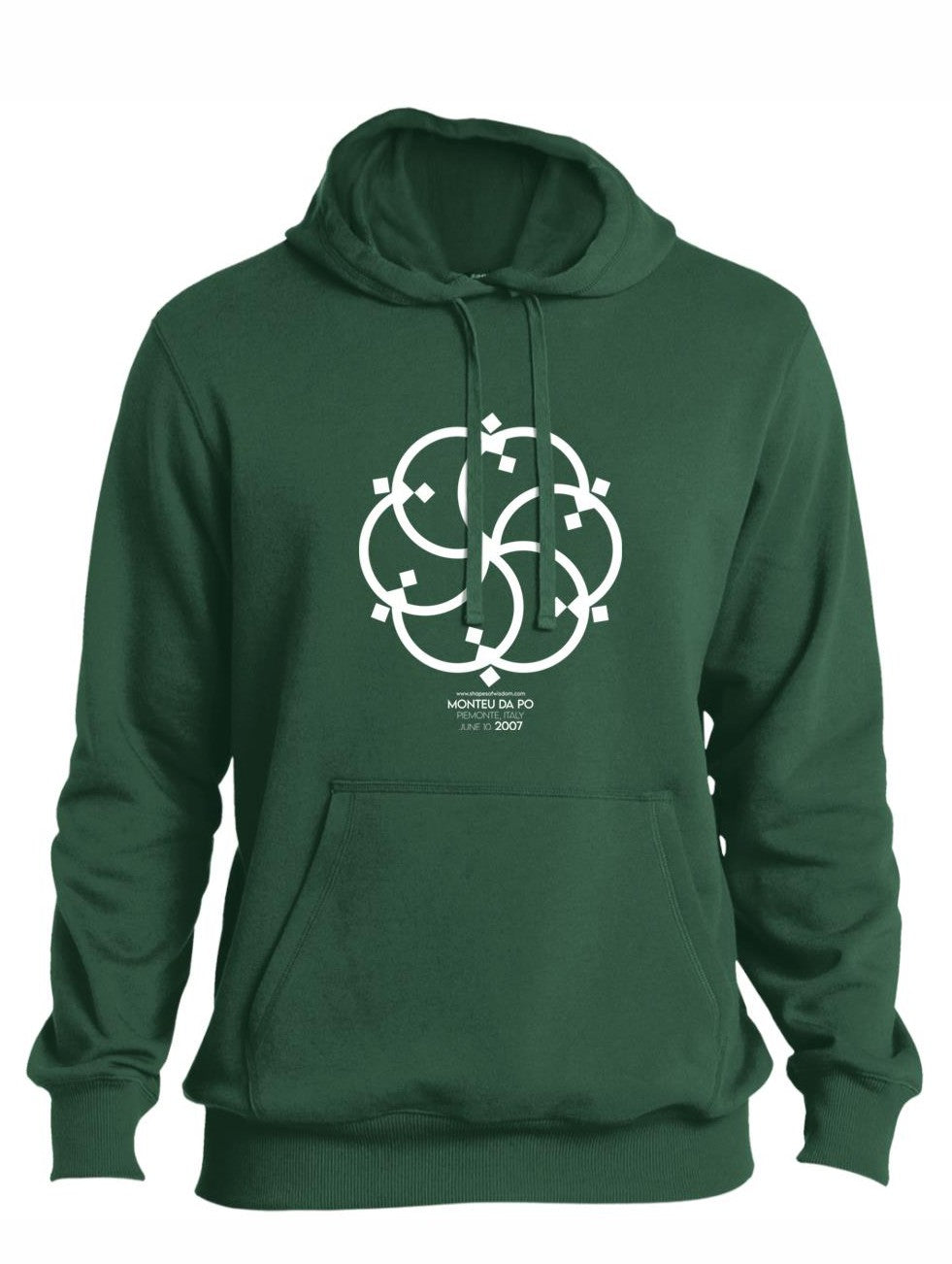 Crop Circle Pullover Hoodie - Monteu da Po 2