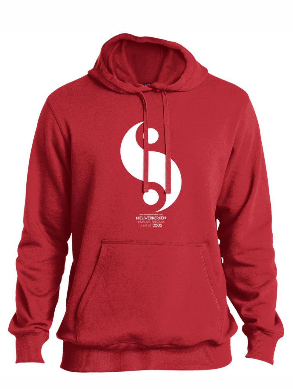 Crop Circle Pullover Hoodie - Nieuwerkerken