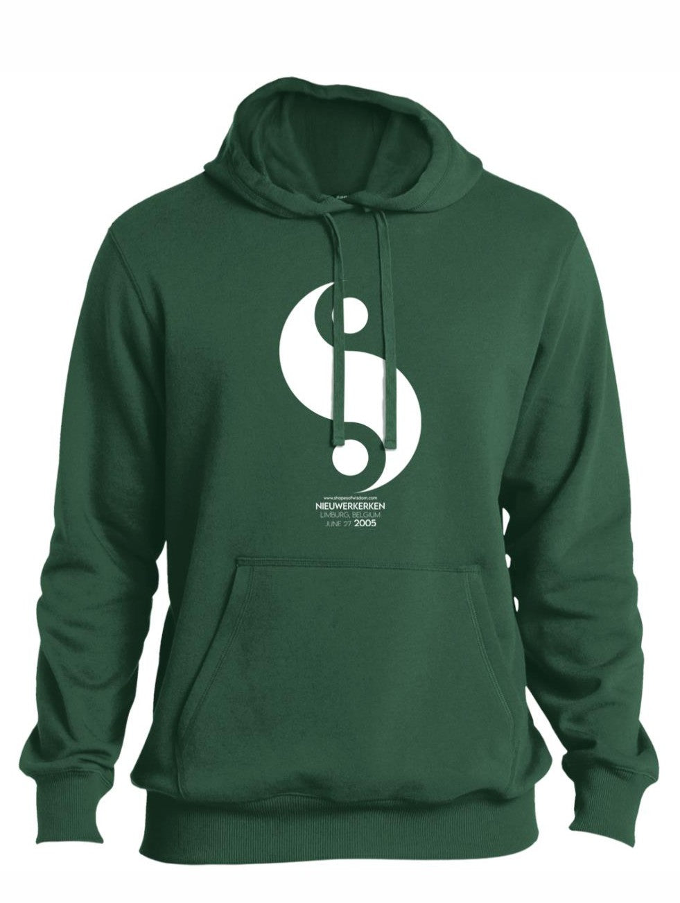 Crop Circle Pullover Hoodie - Nieuwerkerken