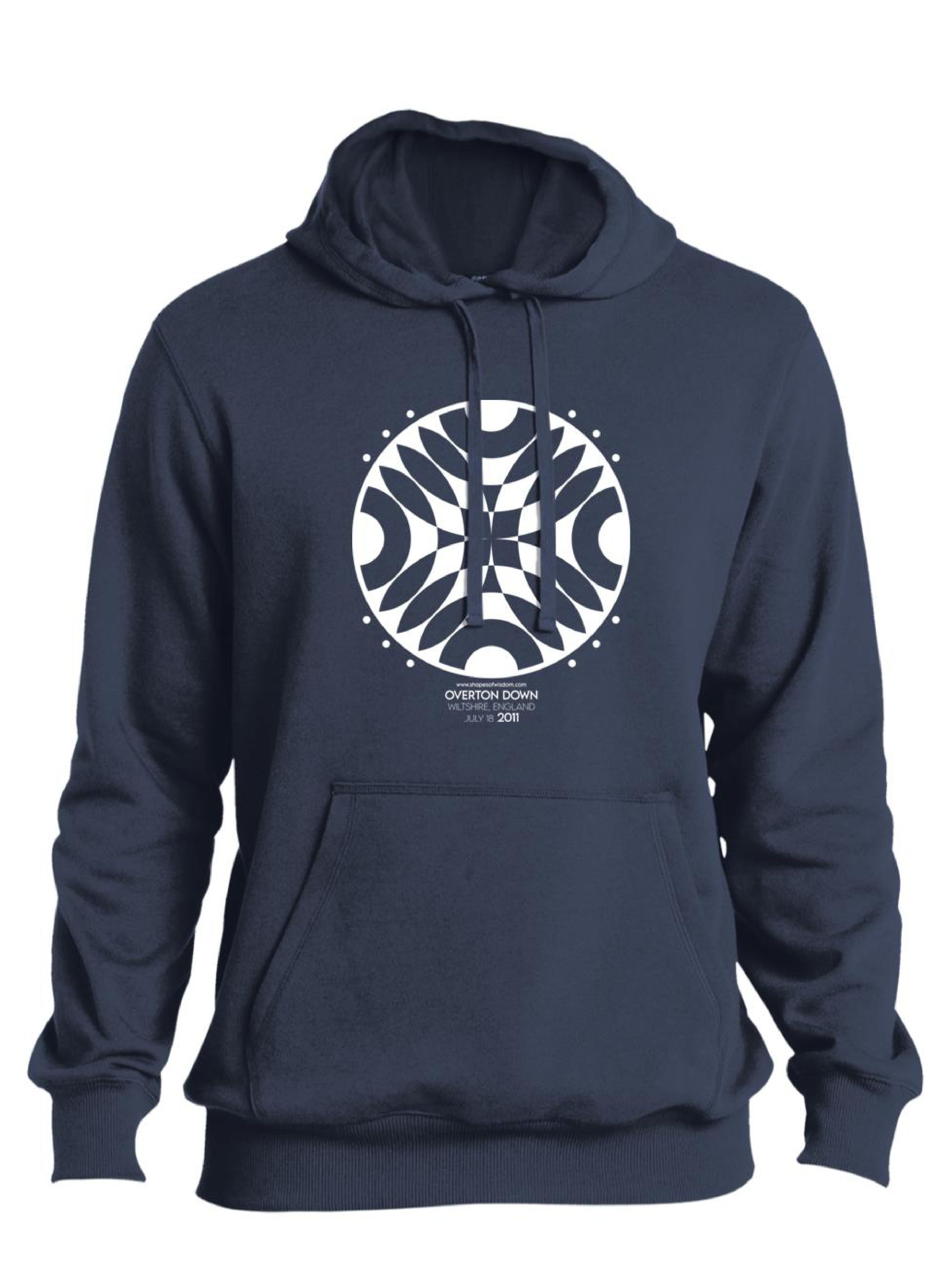 Crop Circle Pullover Hoodie - Overton Down