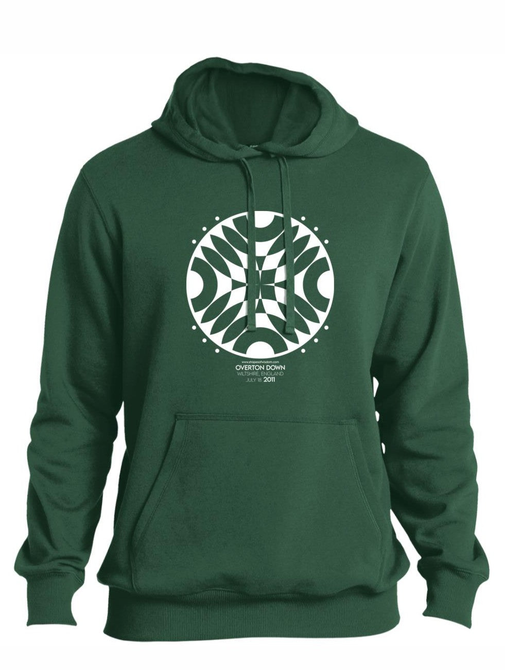 Crop Circle Pullover Hoodie - Overton Down