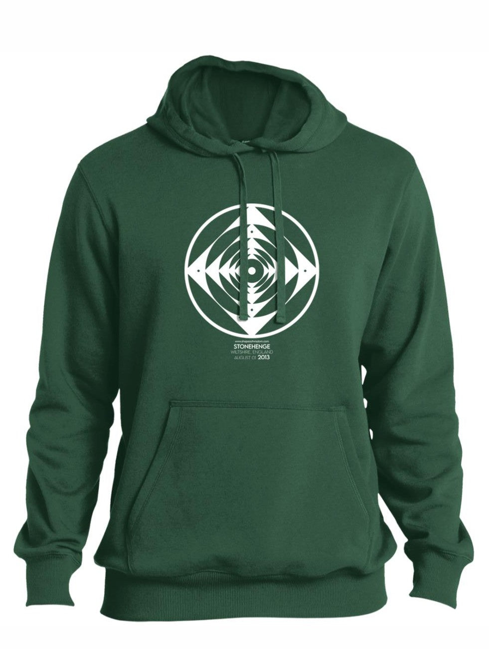 Crop Circle Pullover Hoodie - Stonehenge