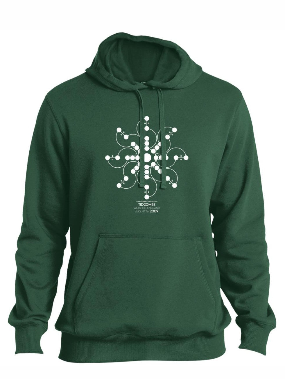 Crop Circle Pullover Hoodie - Tidcombe
