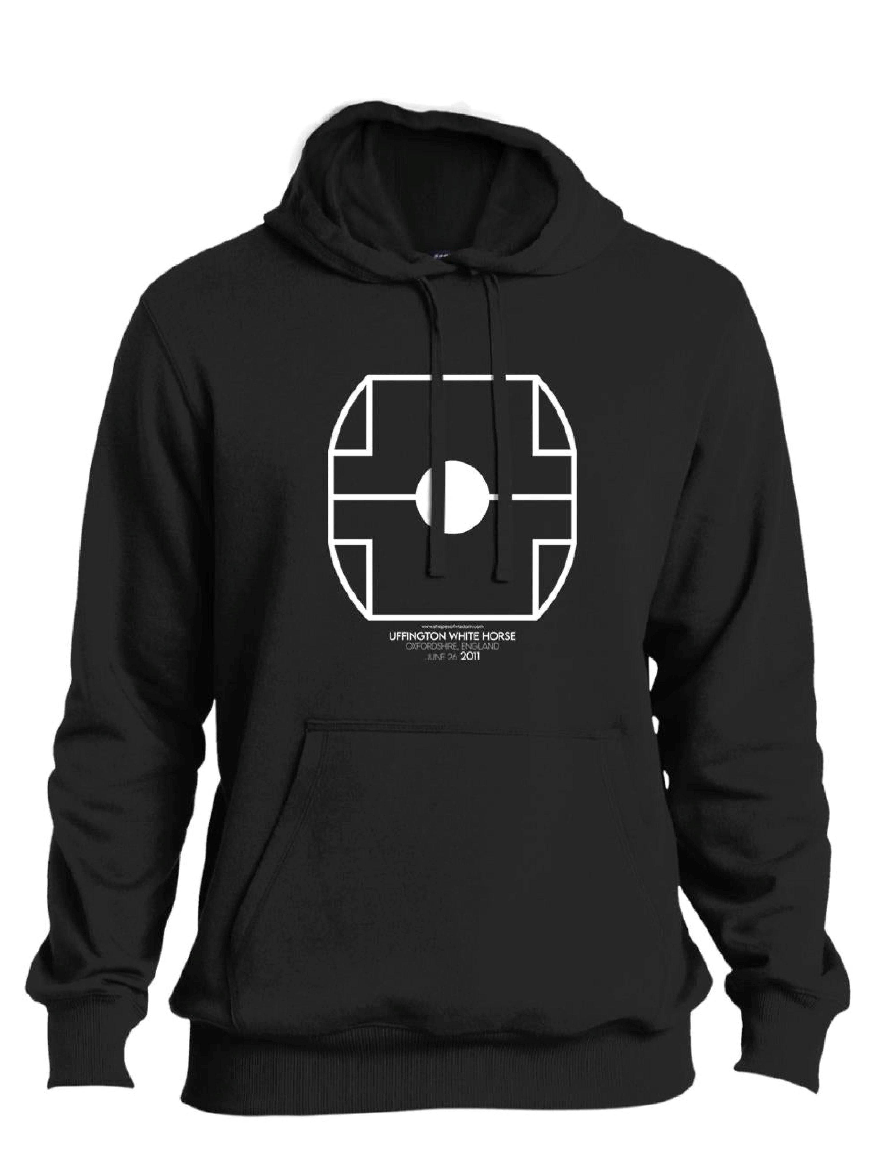Crop Circle Pullover Hoodie - Uffington White Horse