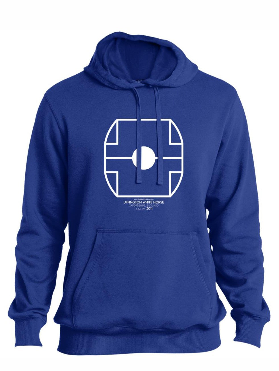 Crop Circle Pullover Hoodie - Uffington White Horse