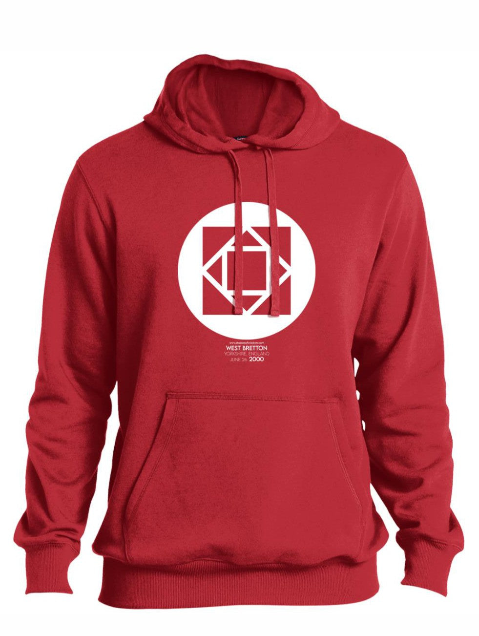 Crop Circle Pullover Hoodie - West Bretton