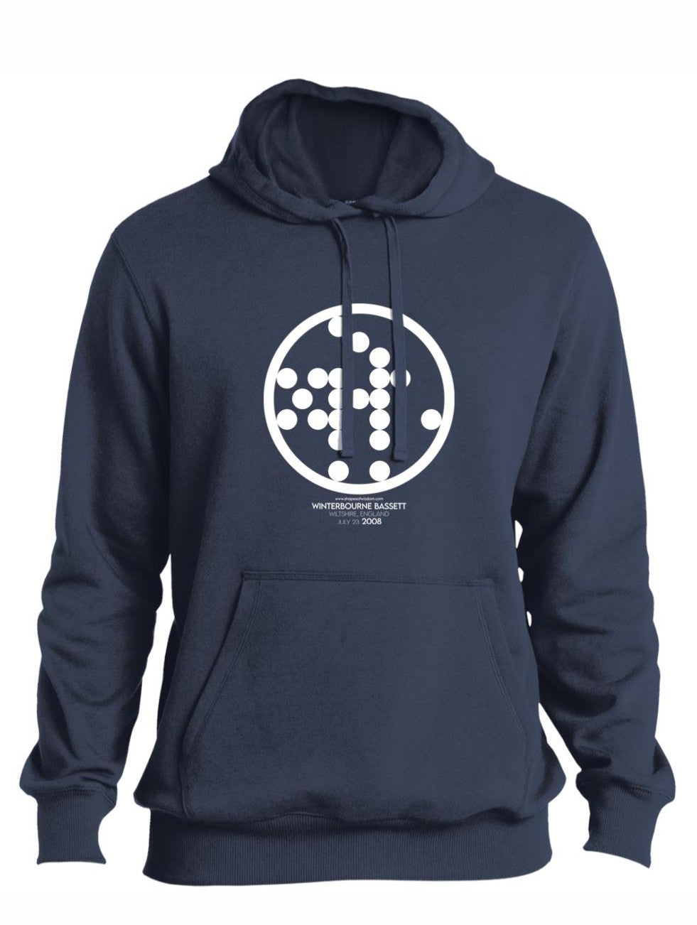 Crop Circle Pullover Hoodie - Winterbourne Basset 4