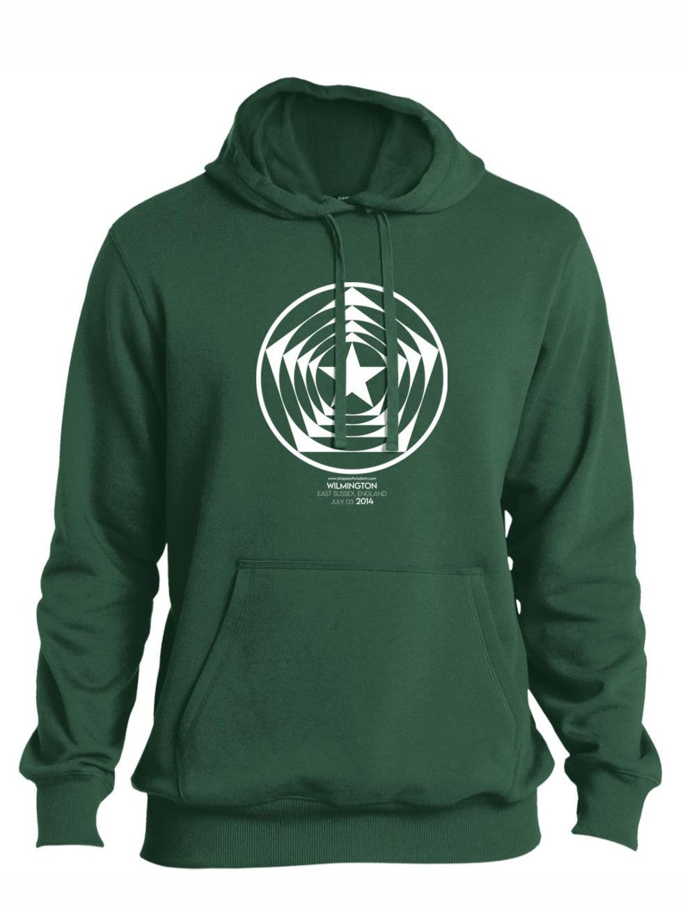Crop Circle Pullover Hoodie - Wilmington