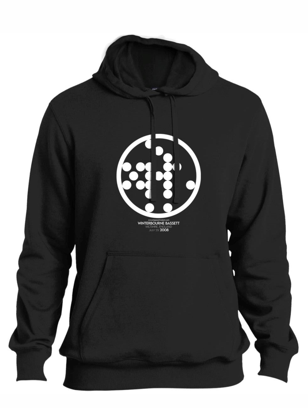 Crop Circle Pullover Hoodie - Winterbourne Basset 4