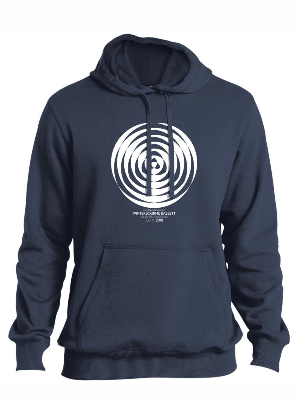 Crop Circle Pullover Hoodie - Winterbourne Basset
