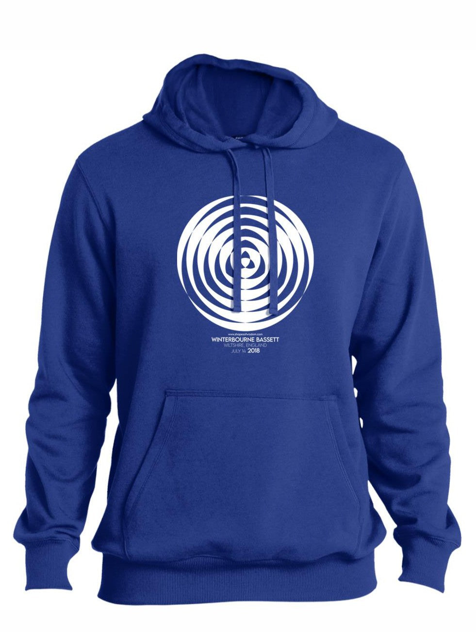 Crop Circle Pullover Hoodie - Winterbourne Basset