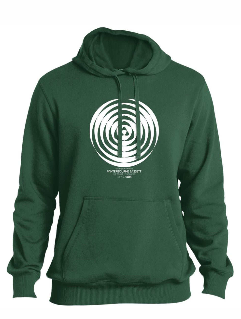 Crop Circle Pullover Hoodie - Winterbourne Basset