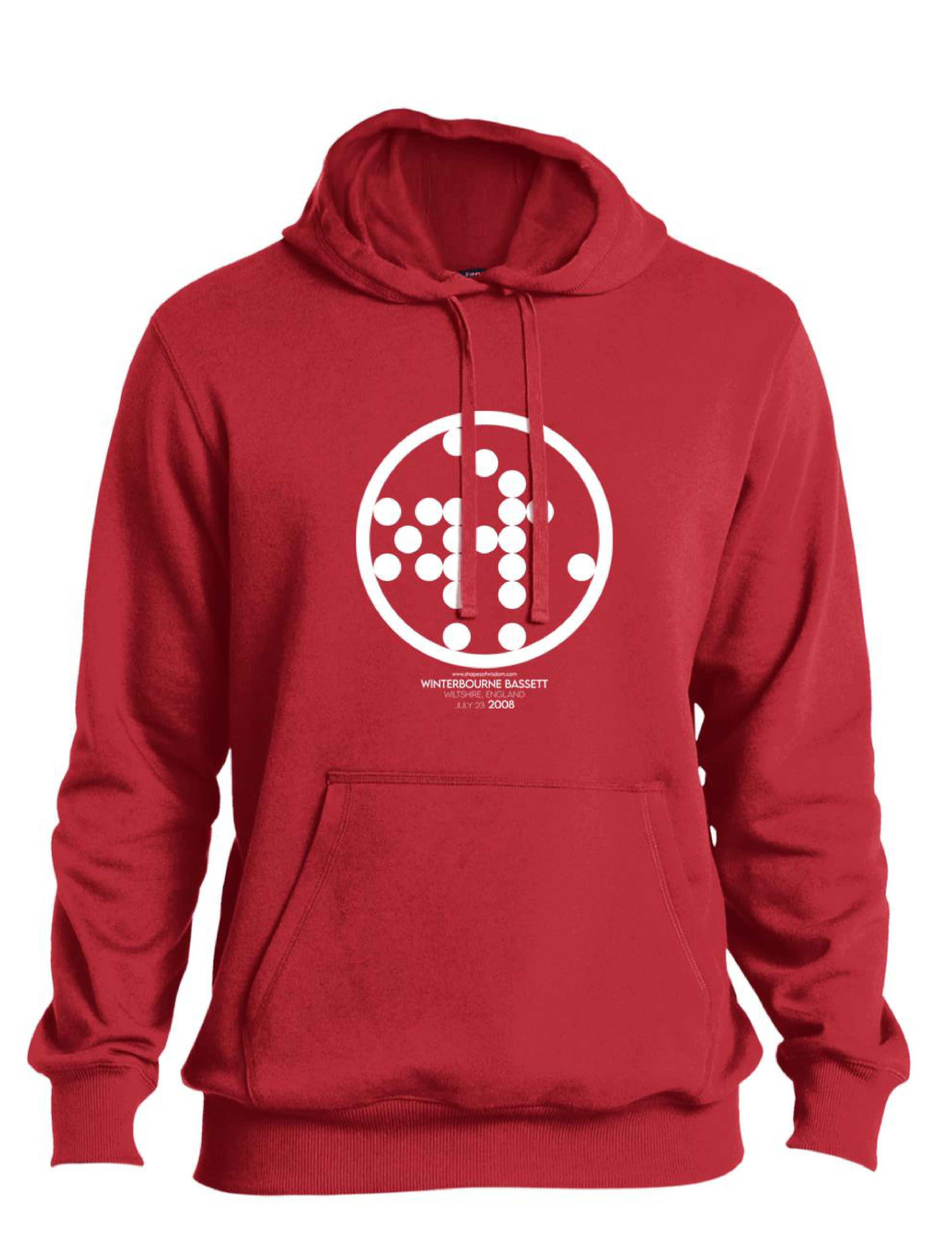 Crop Circle Pullover Hoodie - Winterbourne Basset 4