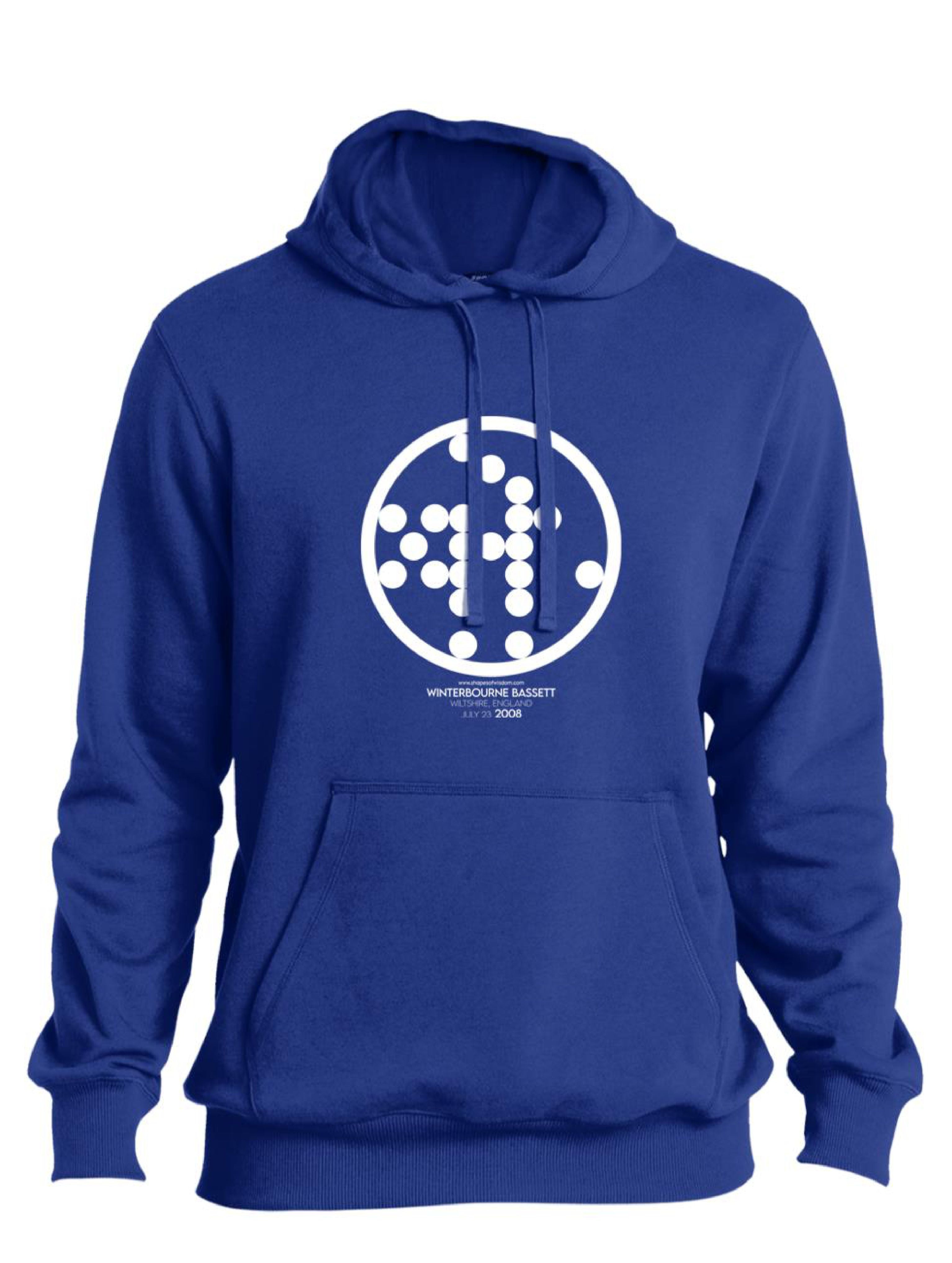 Crop Circle Pullover Hoodie - Winterbourne Basset 4