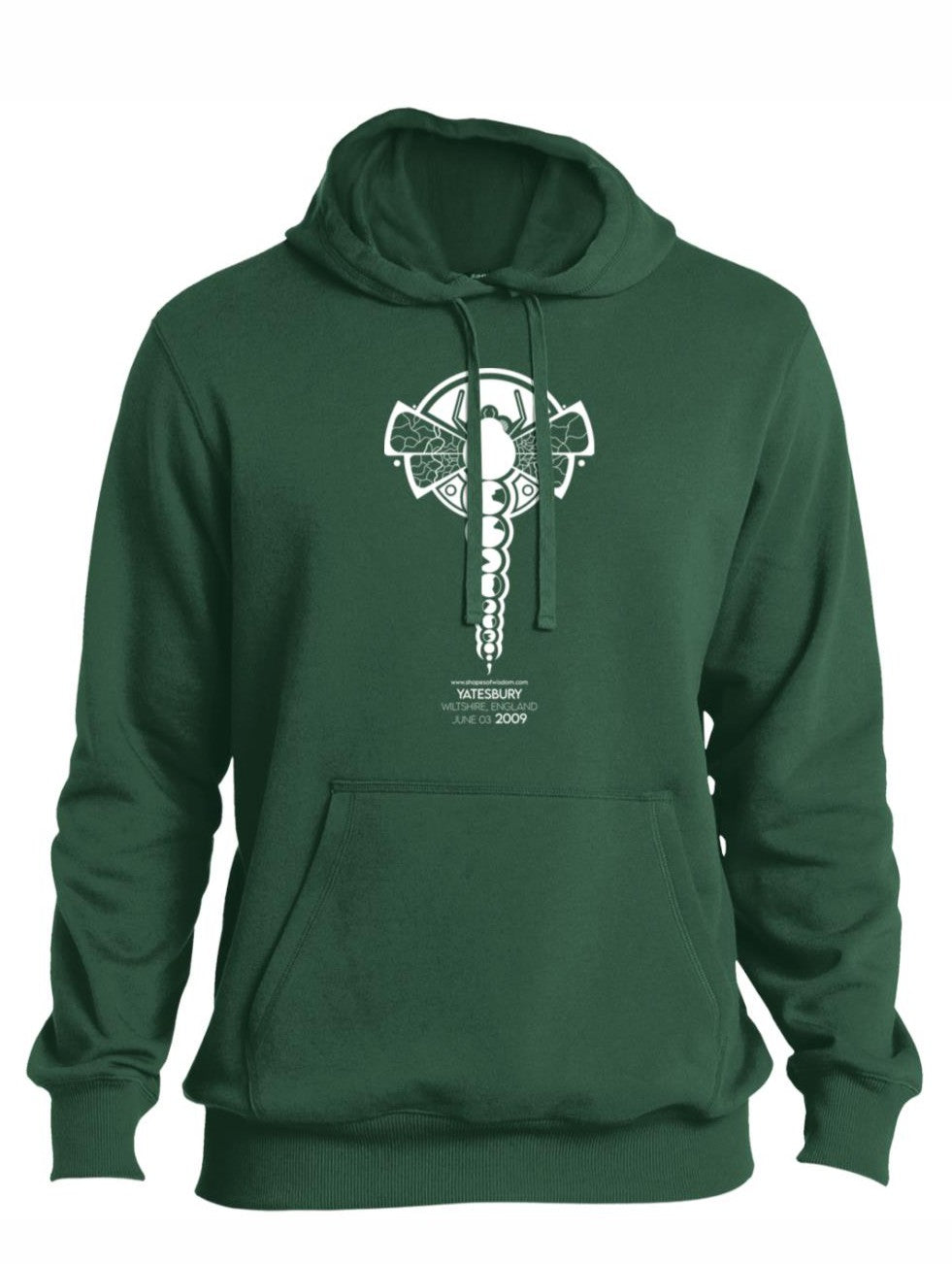 Crop Circle Pullover Hoodie - Yatesbury