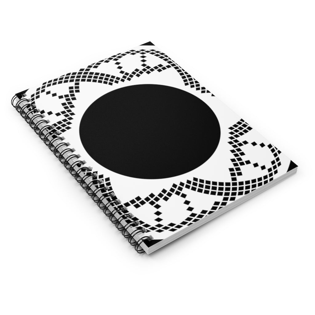 Crooked Soley Crop Circle Spiral Notebook - Ruled Line - Shapes of Wisdom