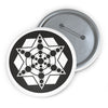 Clatford Crop Circle Pin Button - Shapes of Wisdom