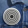 Windmill Hill Crop Circle Pin Button 7 - Shapes of Wisdom