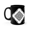 Crop Circle Black mug 11oz - Morgan´s Hill - Shapes of Wisdom
