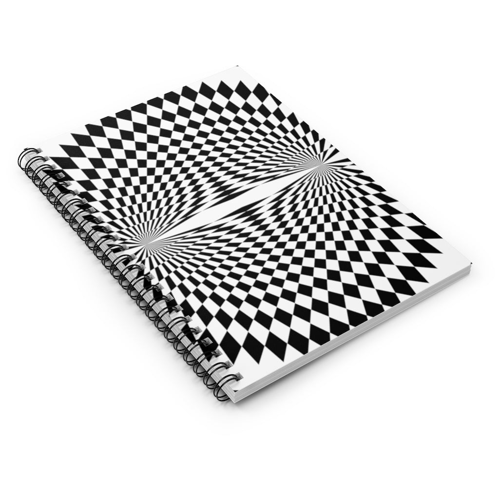 Avebury Trusloe Crop Circle Spiral Notebook - Ruled Line - Shapes of Wisdom