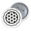 Avebury Crop Circle Pin Button - Shapes of Wisdom