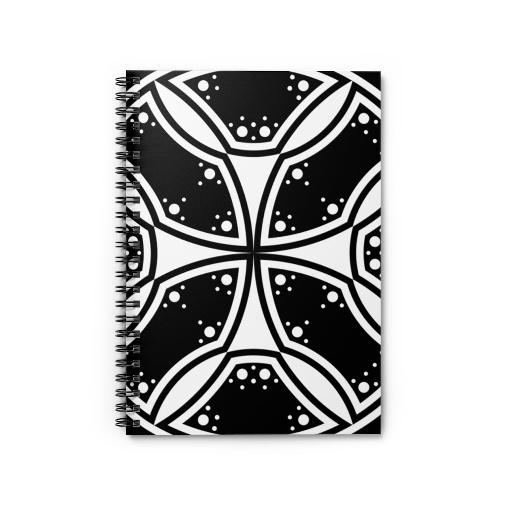 Westwoods Crop Circle Spiral Notebook - Ruled Line - Shapes of Wisdom