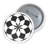 Newbridge Crop Circle Pin Button - Shapes of Wisdom