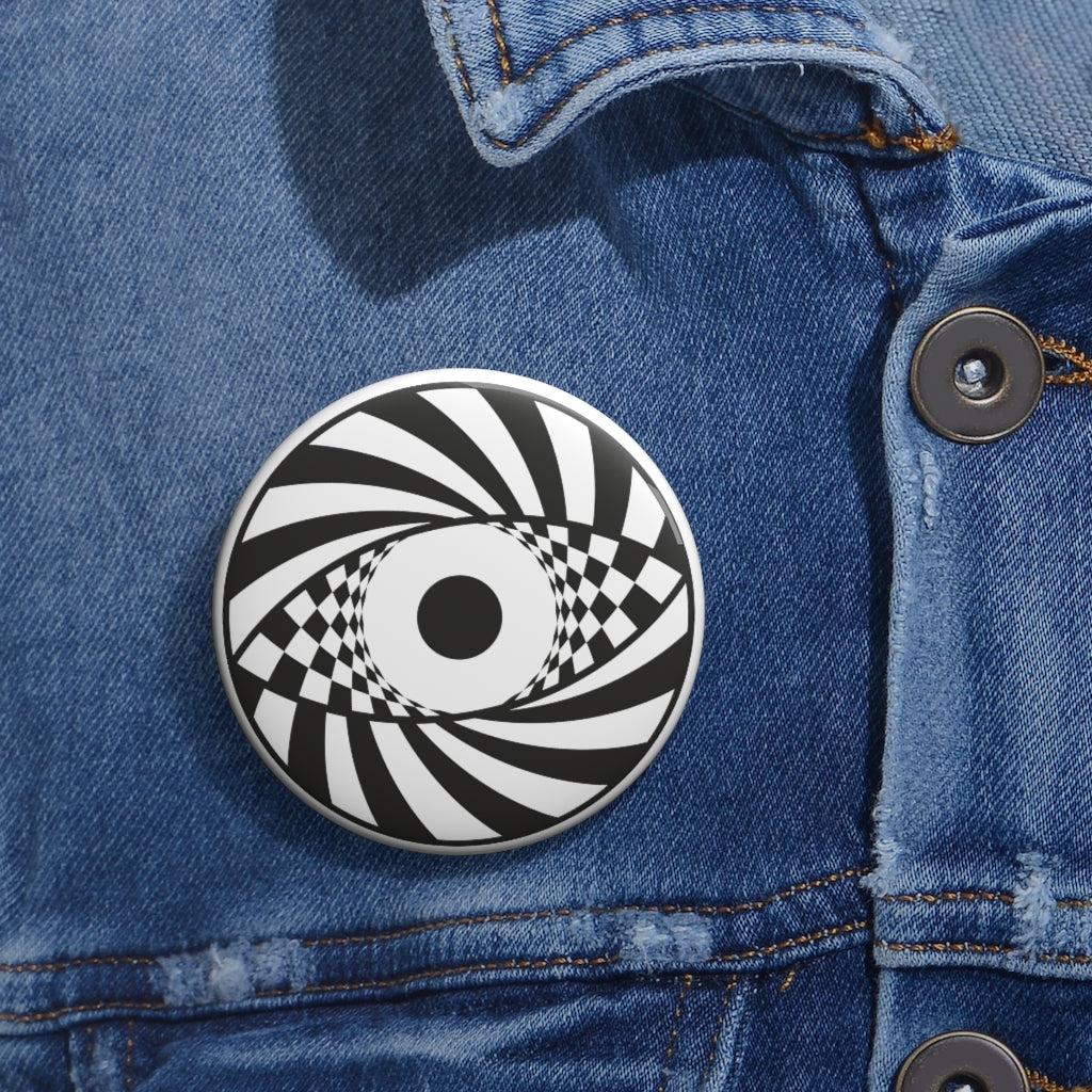 Ufton Crop Circle Pin Button - Shapes of Wisdom