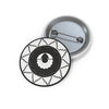 Load image into Gallery viewer, East Kennet Crop Circle Pin Button - Shapes of Wisdom