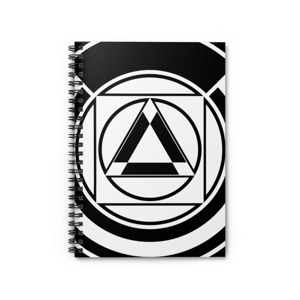 Preston Candover Crop Circle Spiral Notebook - Ruled Line - Shapes of Wisdom