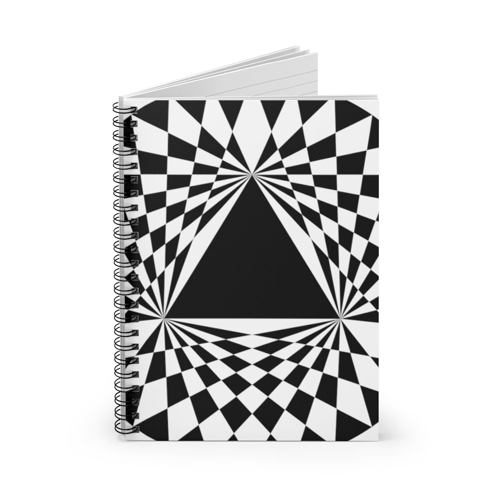Aldbourne Crop Circle Spiral Notebook - Ruled Line - Shapes of Wisdom