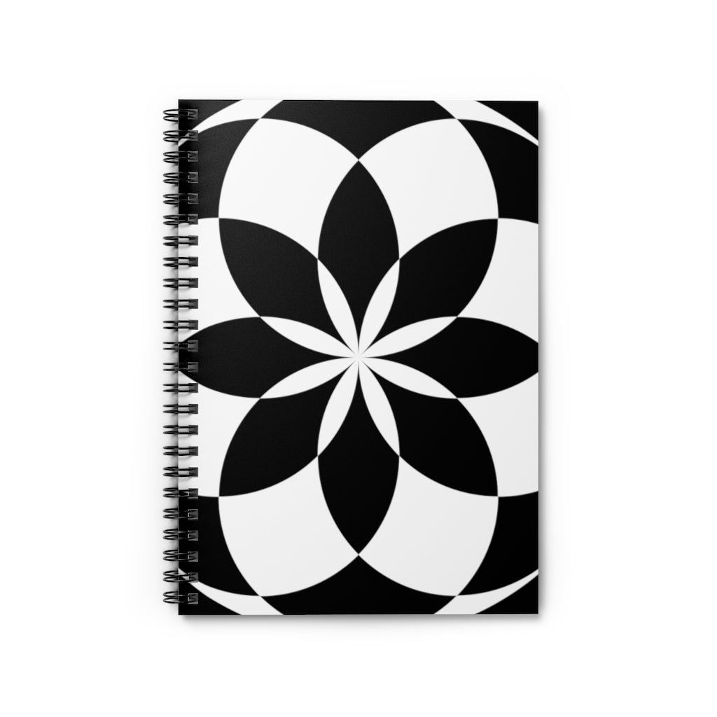 Newbridge Crop Circle Spiral Notebook - Ruled Line - Shapes of Wisdom