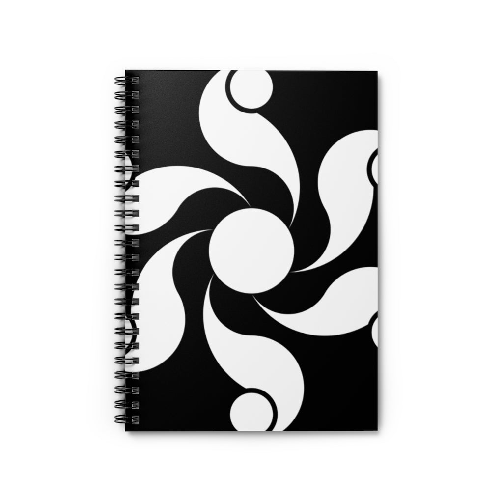 Honeystreet Crop Circle Spiral Notebook - Ruled Line - Shapes of Wisdom