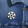 Honeystreet Crop Circle Pin Button - Shapes of Wisdom